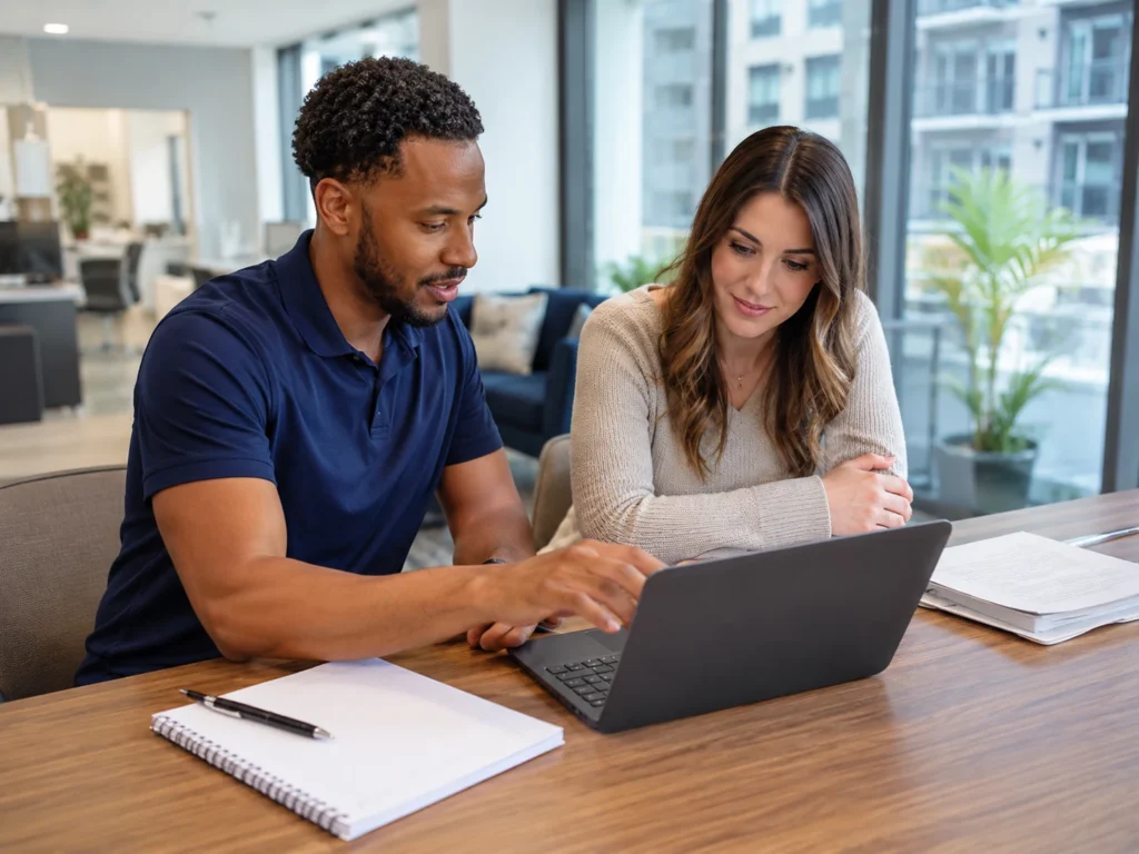 property managers working on a data migration when switching platforms